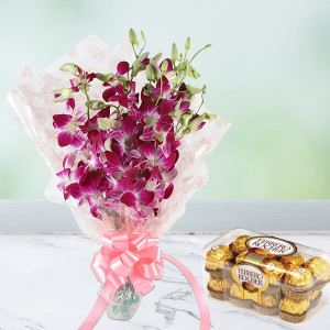 Orchid With Rocher